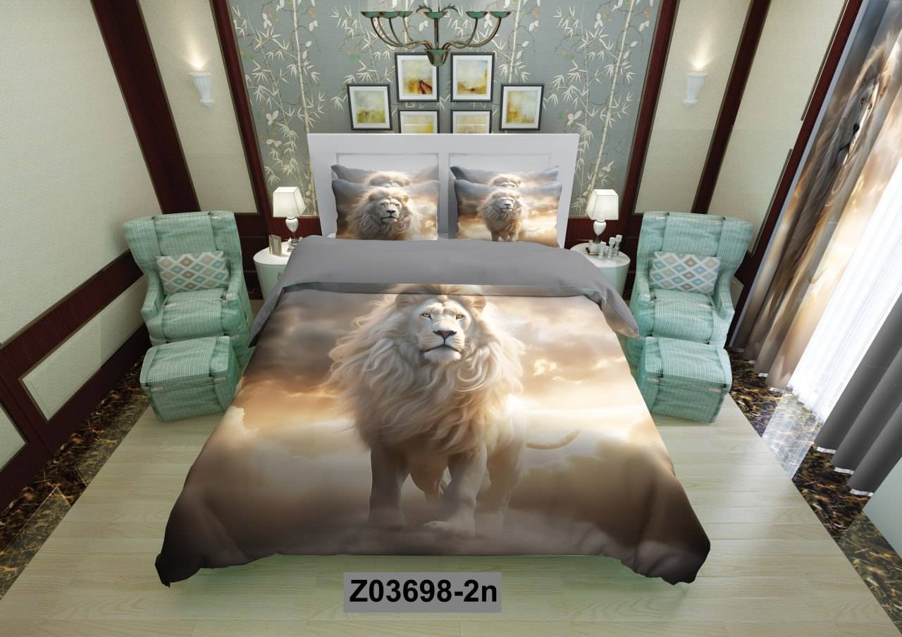Z03698-2n-شیر-سپید-01 سرویس لحاف روتختی مدل شیر سپید