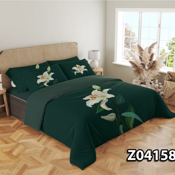 سرویس لحاف روتختی مدل سوسن زمرد